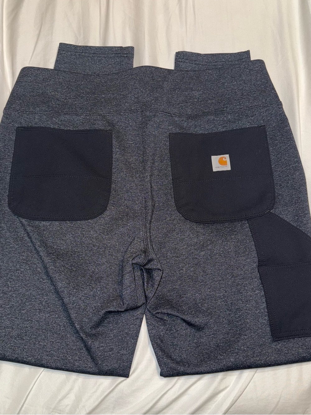Carhartt Dark Heather Gray Back-Pocket Work leggings